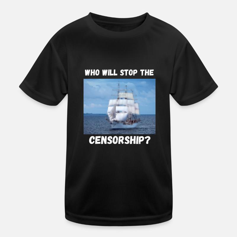 Censorship Kids Functional T-Shirt