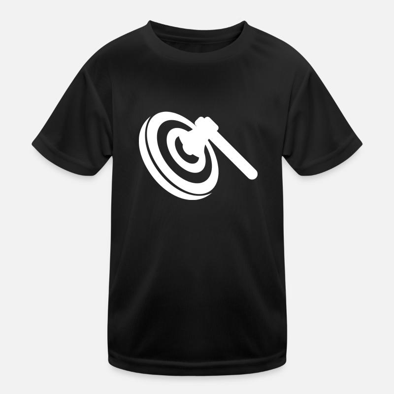 Axt Werfen Volltreffer Ziel Beil Tomahawk Kinder Funktions-T-Shirt