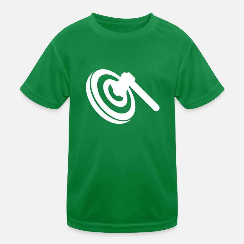 Axe Throw Full Hit Target Beil Tomahawk Kids Functional T-Shirt