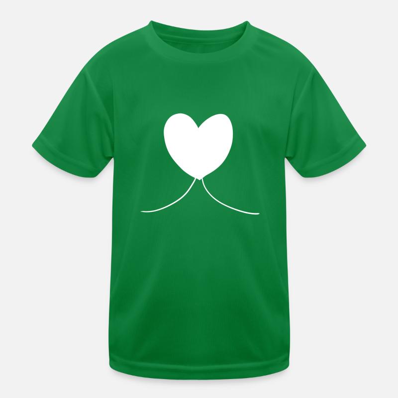 Herz symbol Liebe form Kinder Funktions-T-Shirt