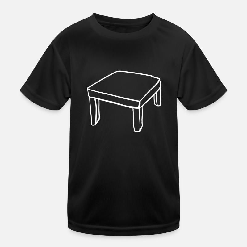 Tisch Möbel Cartoon symbol Kinder Funktions-T-Shirt