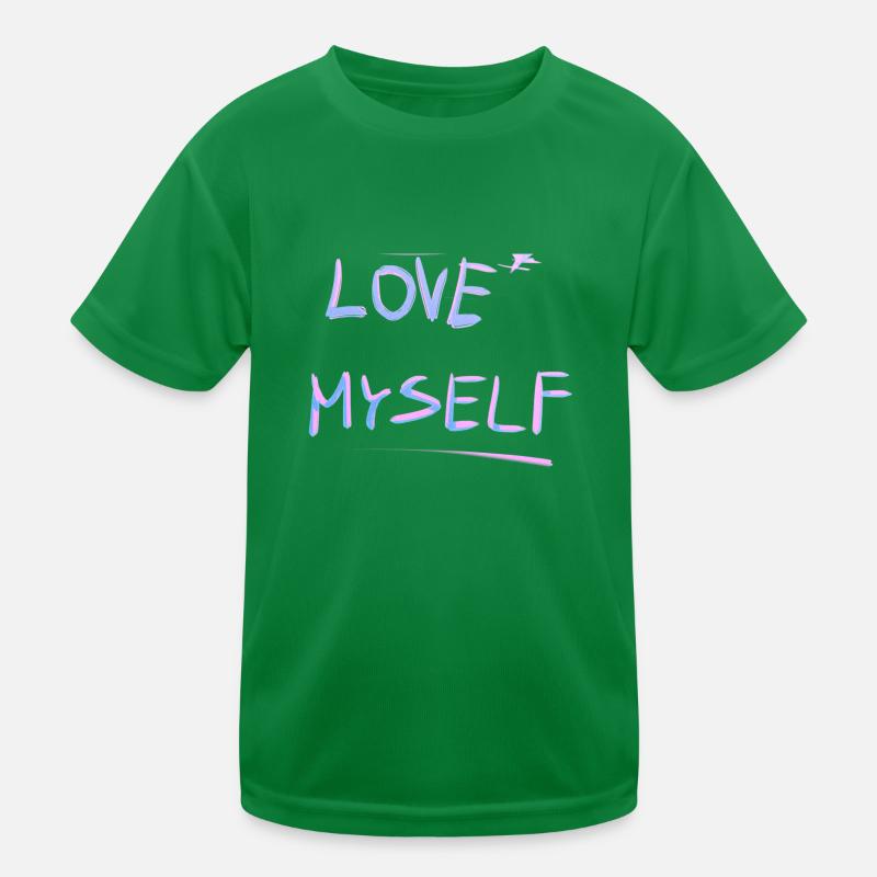Moi-même, ligne d’amour de soi T-shirt sport Enfant