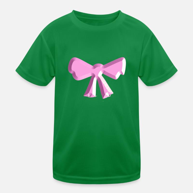 loop symbol fly pink shiny Kids Functional T-Shirt