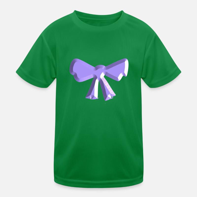 schleife symbol fliege lila Kinder Funktions-T-Shirt