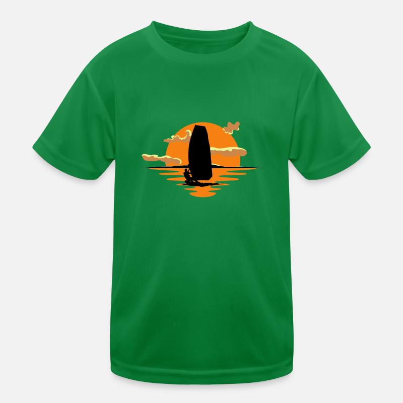 Windsurfers Kids Functional T-Shirt