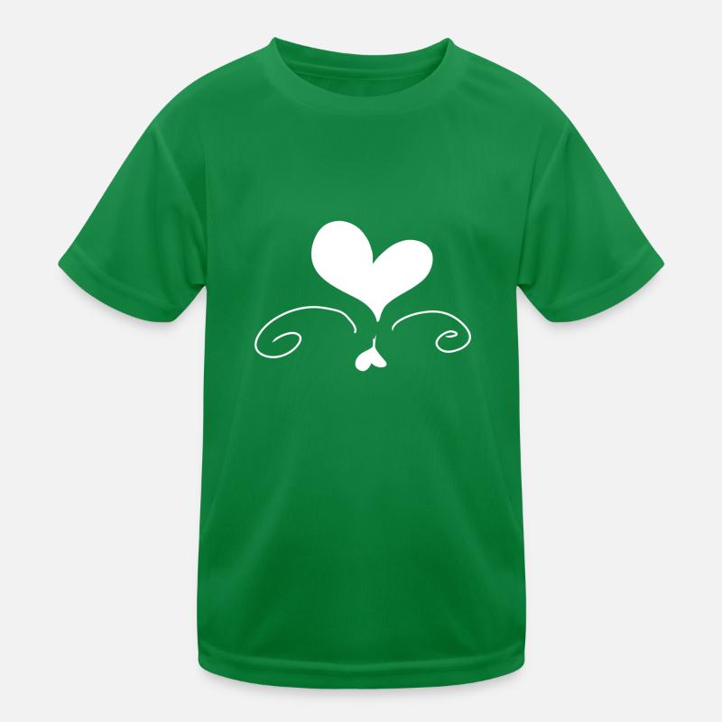 Coeur Amour Symbole Forme T-shirt sport Enfant