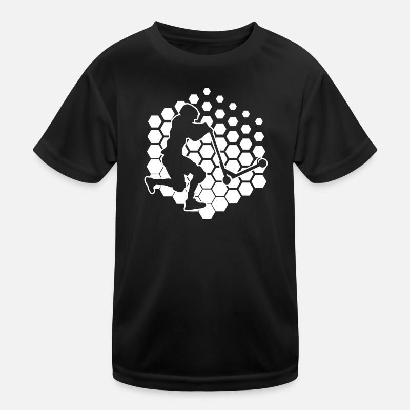 Stunt Scooter Stunt Scooter Men's Scooter Kids Functional T-Shirt