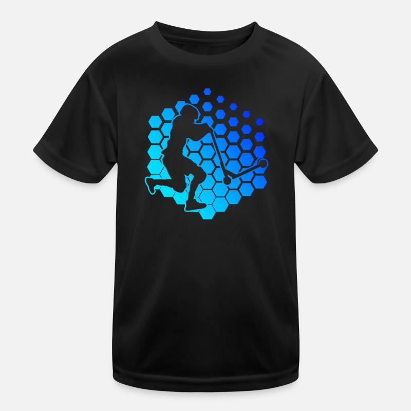 Scooter Stunt Women's Scooter Scooter Stuntscoote - Kids Functional T-Shirt - black