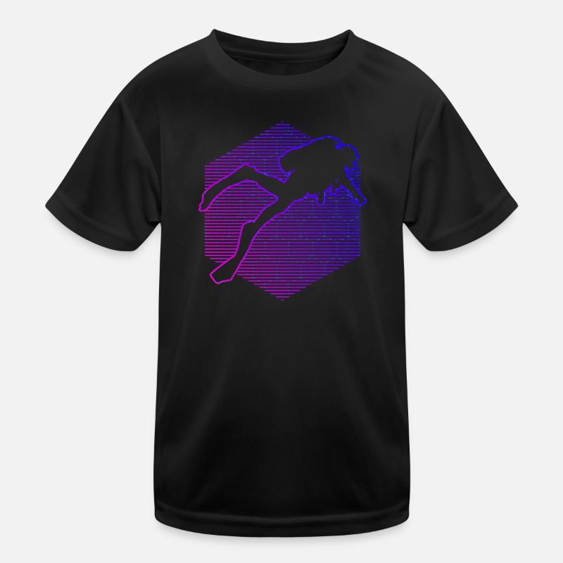 Plongeurs Plongée sous-marine Plongeurs T-shirt sport Enfant