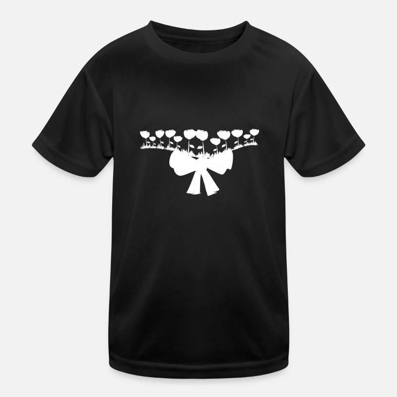 ligne de boucle fleurs ligne T-shirt sport Enfant