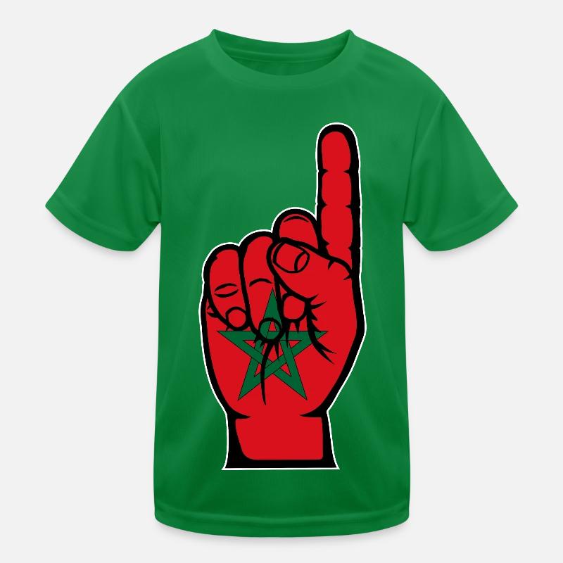 Drapeau du Maroc numéro 1 T-shirt sport Enfant