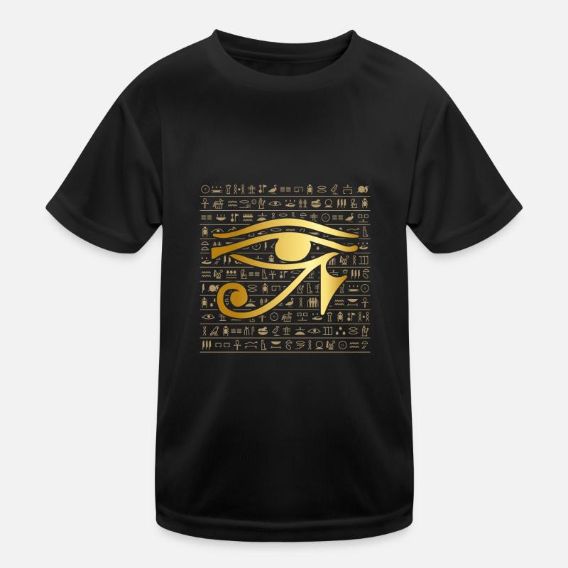 Hiéroglyphes Egypte oeil cadeau T-shirt sport Enfant