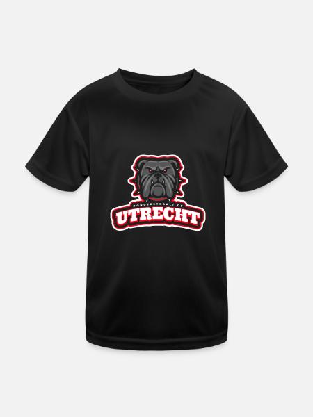 Utrecht, thunder straw on - Kids Functional T-Shirt - black