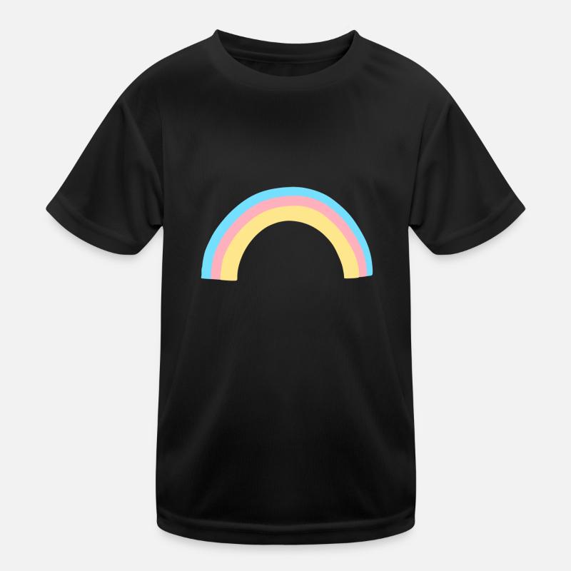 regenbogen form symbol bunt Kinder Funktions-T-Shirt