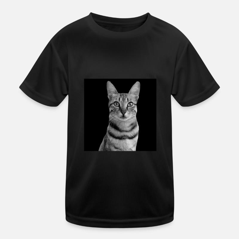 Chat blanc-noir Chat noir et blanc T-shirt sport Enfant