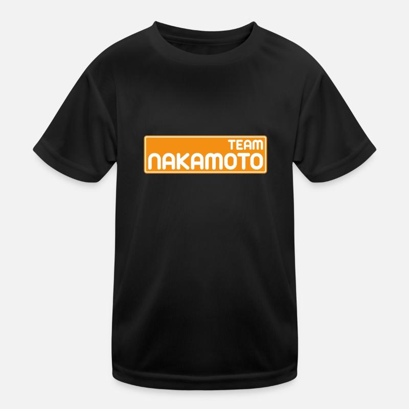 Équipe Satoshi Nakamoto T-shirt sport Enfant