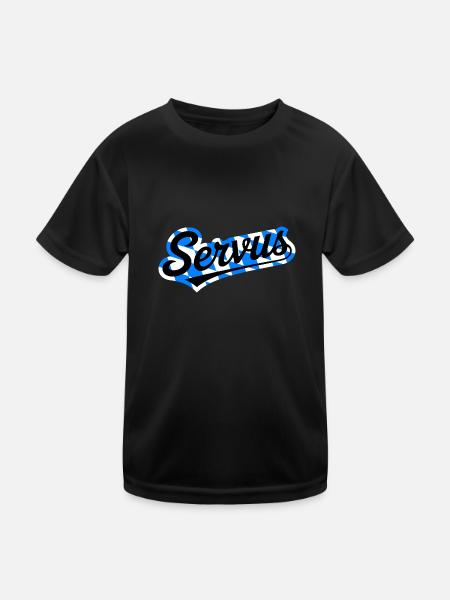 Servus - Kids Functional T-Shirt - black - Front