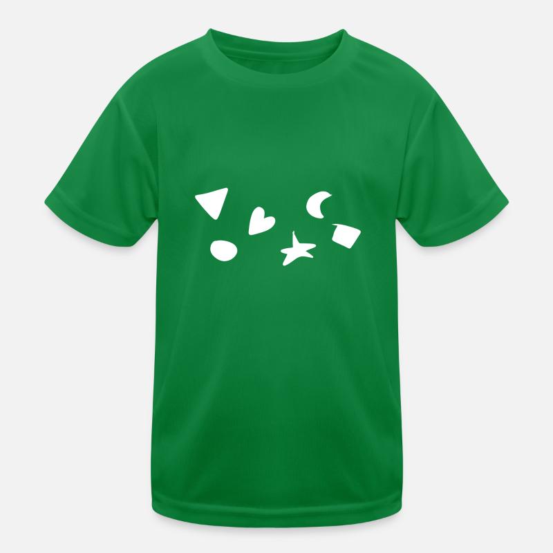 Symbole Formen Form Herz symbol Kinder Funktions-T-Shirt