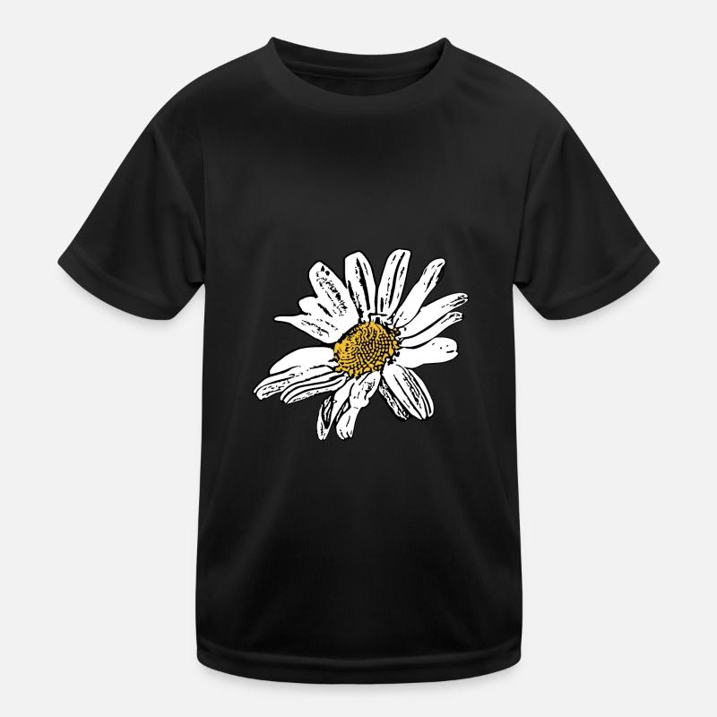 Blume weiß weiße Blumen Geschenk Kinder Funktions-T-Shirt