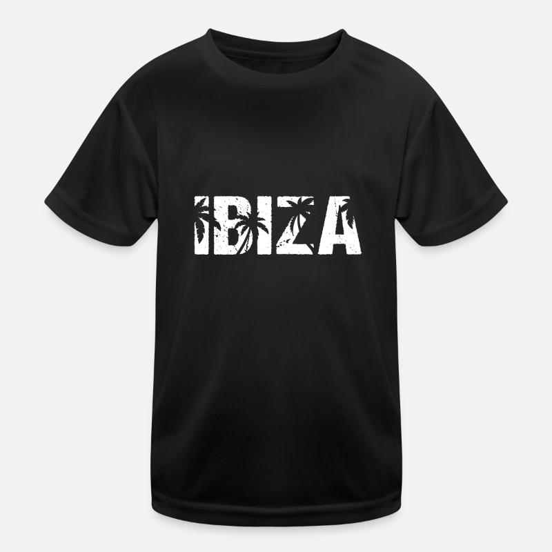 Ibiza Palmen Kinder Funktions-T-Shirt