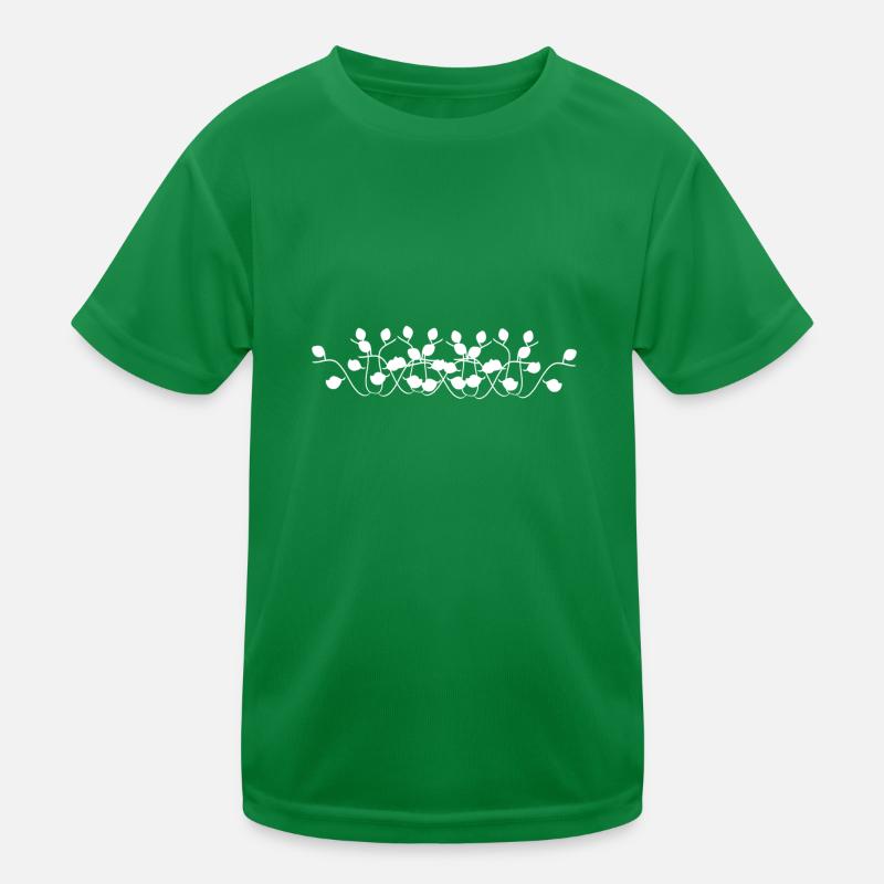 Linie Symbol Abstrakt Blätter Kinder Funktions-T-Shirt