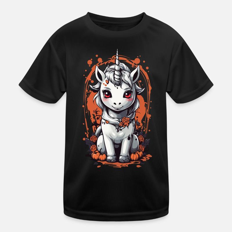 Licorne vampire fantomatique - Halloween Design T-shirt sport Enfant