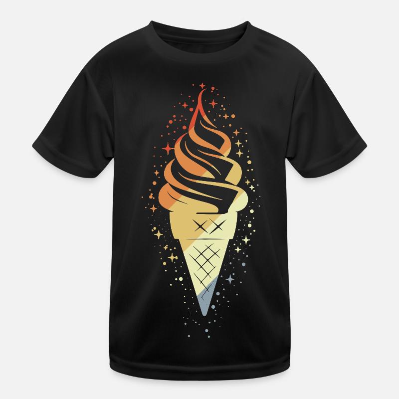 Cornet de crème glacée vintage T-shirt sport Enfant