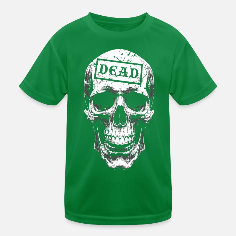 Skull with Seal DEAD Kids Functional T-Shirt