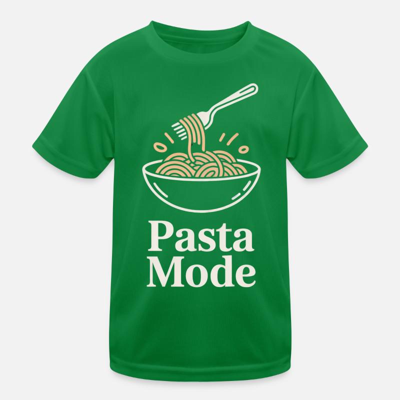 Pasta Mode Kinder Funktions-T-Shirt