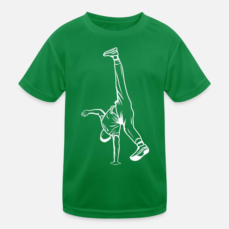 B Boy Drawing Kids Functional T-Shirt
