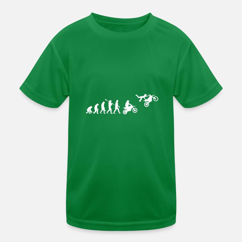 Moto Motorcross Evolution T-shirt sport Enfant