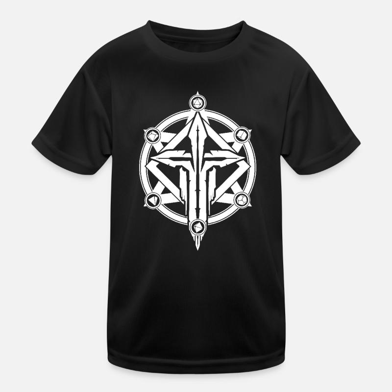 Magische Kreise Emblem Kleriker Kinder Funktions-T-Shirt