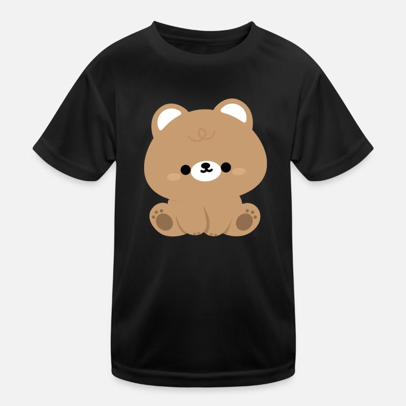 Cute Bear Kids Functional T-Shirt