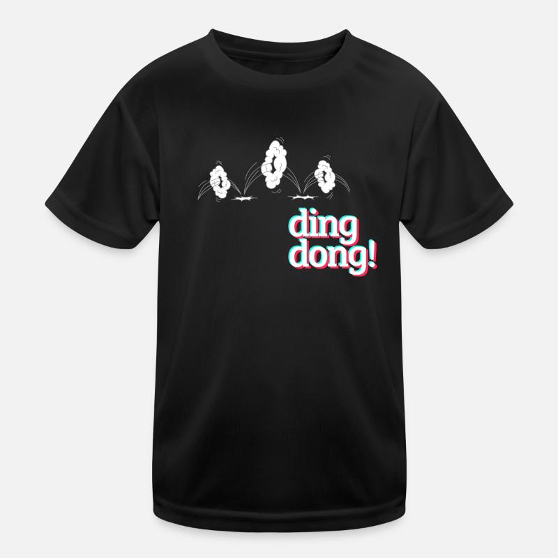 ... dingdong Meme Imprimer T-shirt sport Enfant