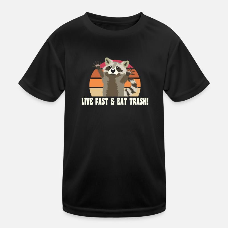 Vivre Vite et Les ordures T-shirt sport Enfant
