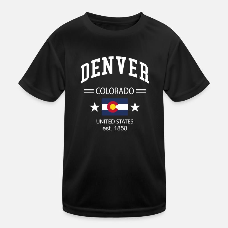 Denver Kinder Funktions-T-Shirt