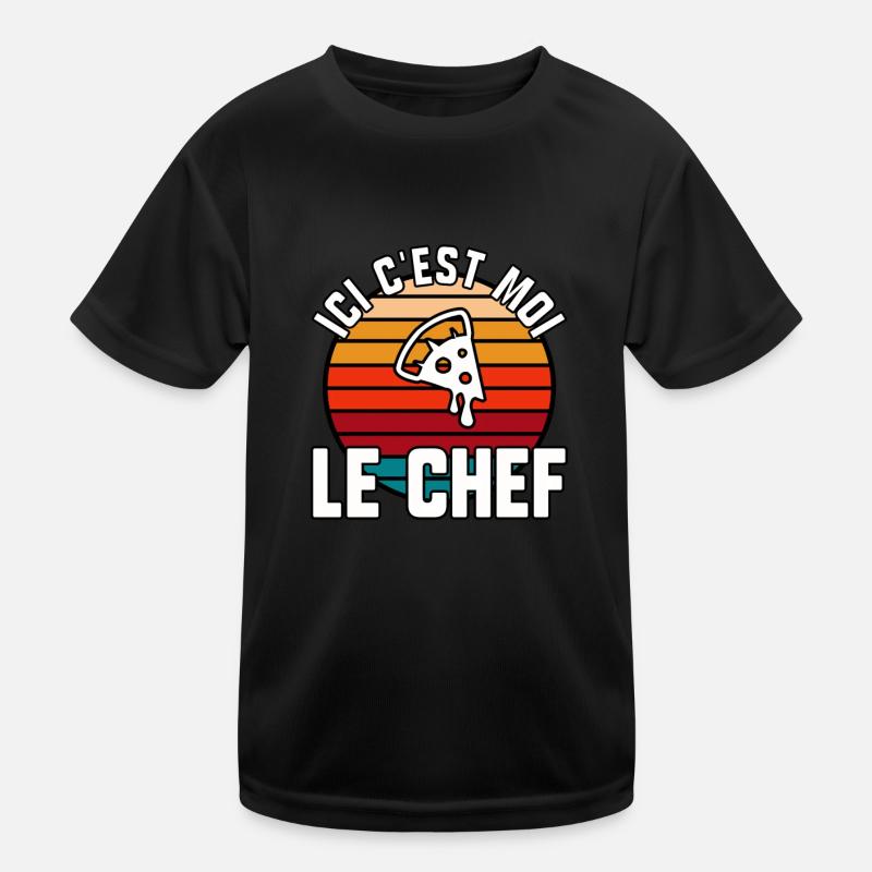 Ici c’est moi le chef T-shirt sport Enfant