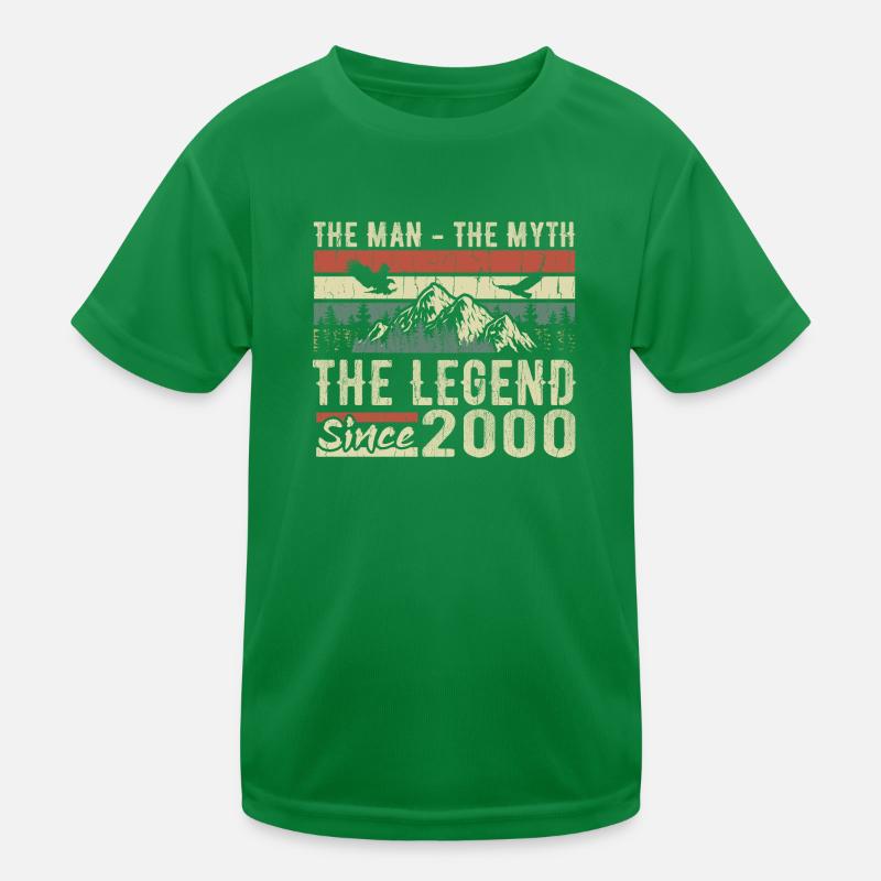 Retro 2000 Vintage - 2000 Geburtstagsgeschenk Kinder Funktions-T-Shirt