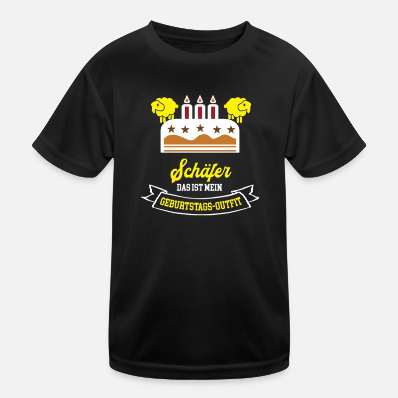 Schäfer Geburtstag Geburtstagsgeschenk Schäferei Kinder Funktions-T-Shirt