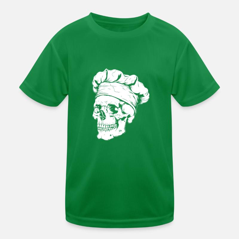 Chef Skull Kids Functional T-Shirt