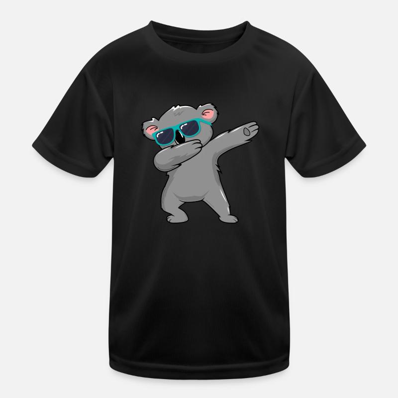 Tupfender Koala Bär mit Sonnenbrille Cooler Koala Kinder Funktions-T-Shirt
