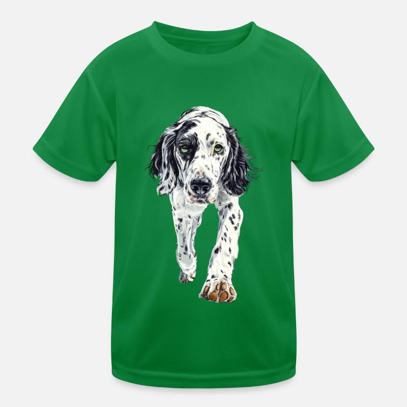 Englischer Setter Kinder Funktions-T-Shirt