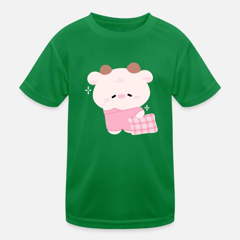 Vache endormie T-shirt sport Enfant