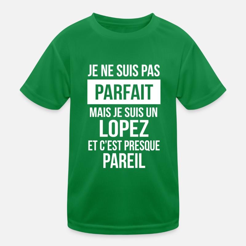 Nom de Famille - LOPEZ T-shirt sport Enfant