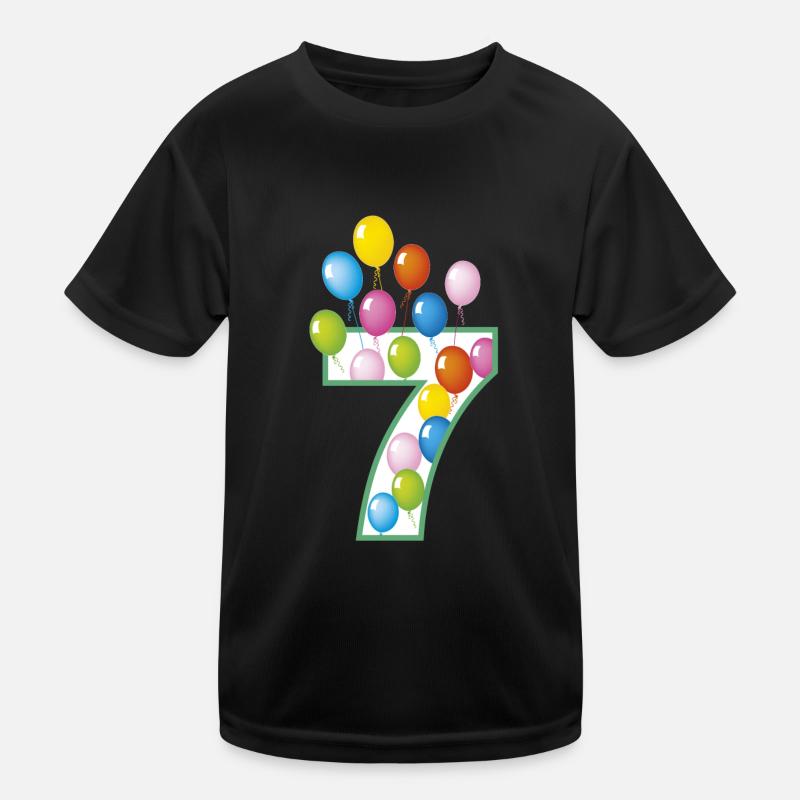 7 siebter Geburtstag Shirt Kinder Funktions-T-Shirt