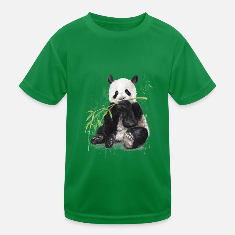 Panda Kinder Funktions-T-Shirt