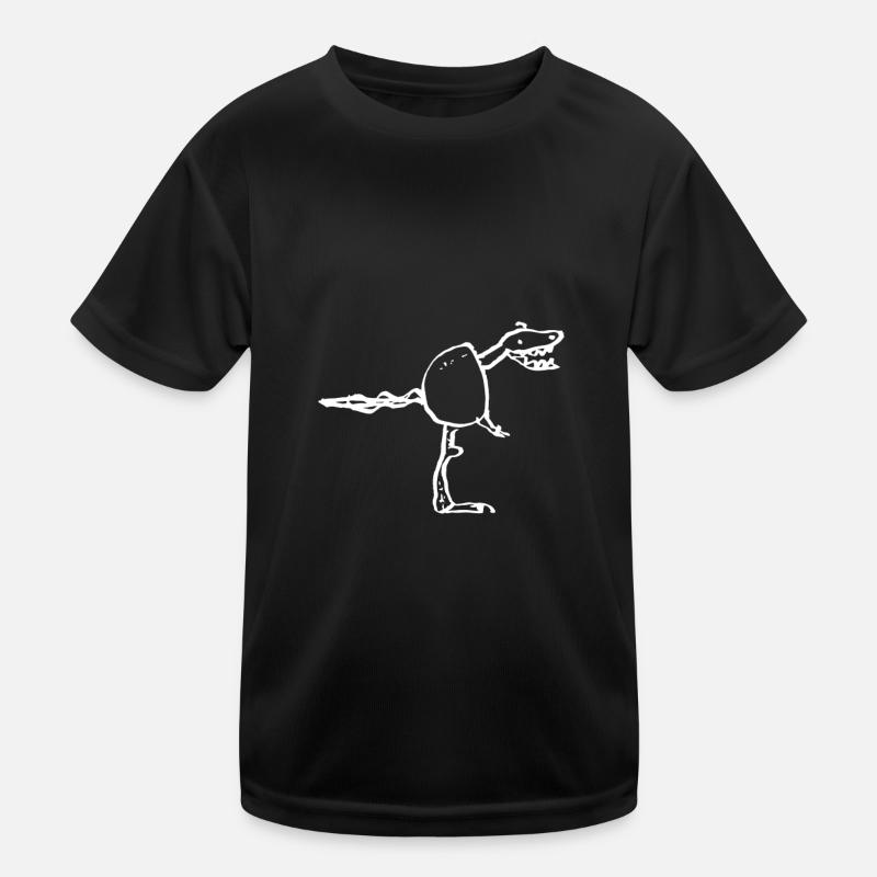 Tyrannosaurus Rex white Kids Functional T-Shirt