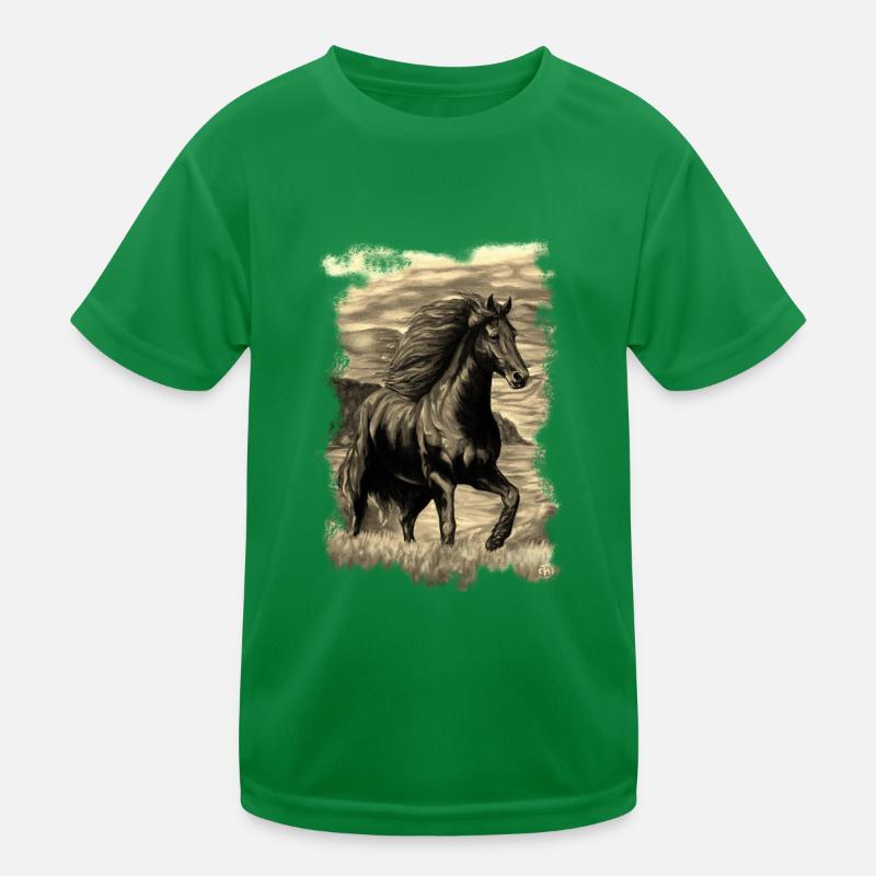cheval T-shirt sport Enfant