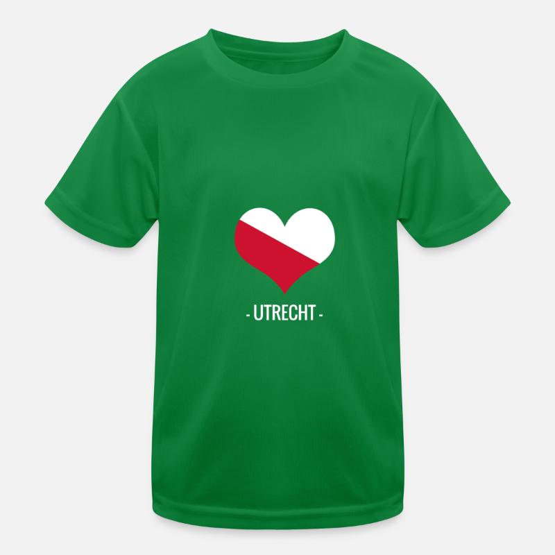 Utrecht Logo Kinder Funktions-T-Shirt