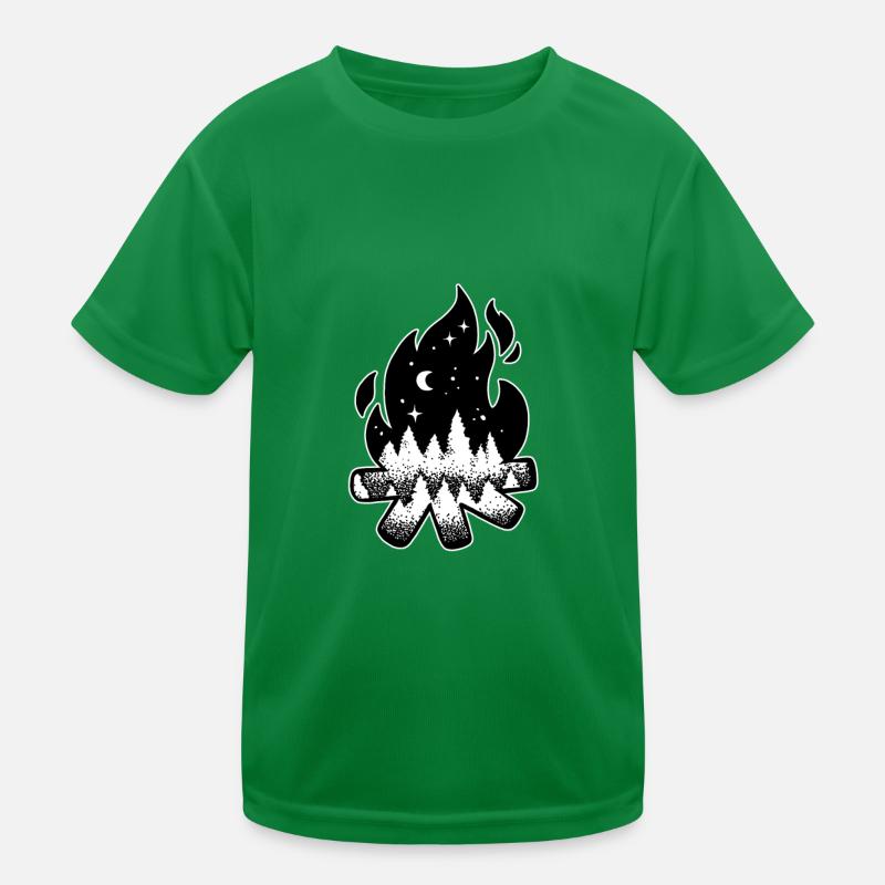 Feu de camp T-shirt sport Enfant